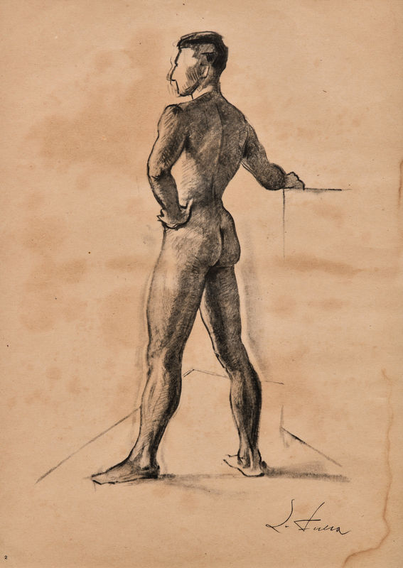 Štúdia mužského aktu (podľa kresby z roku 1923)