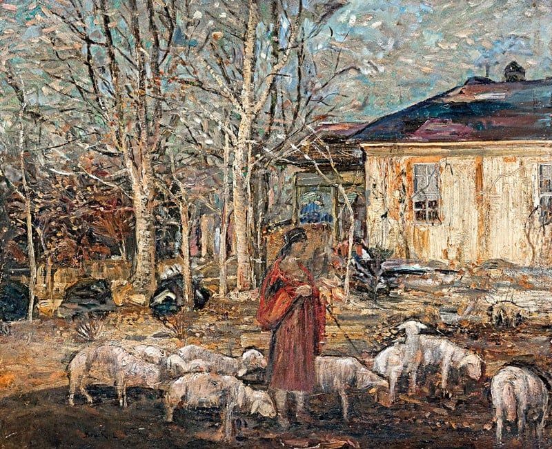 Pastierka s ovcami