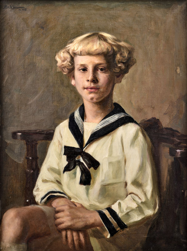 Portrét chlapca v matrózkach 