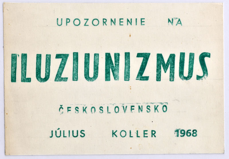 Textkarta - Iluziunizmus