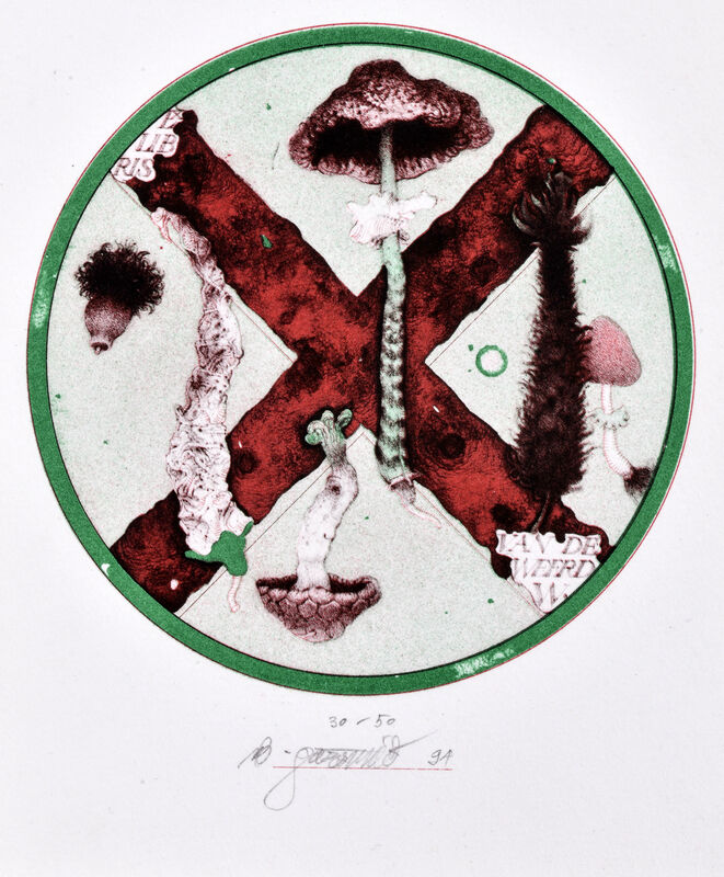 Ex libris Van der Wefrd