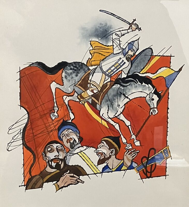 Povesť o krvavej bitke s Mamajom (ilustrácia)